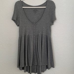 Torrid Gray Tunic Size M-L